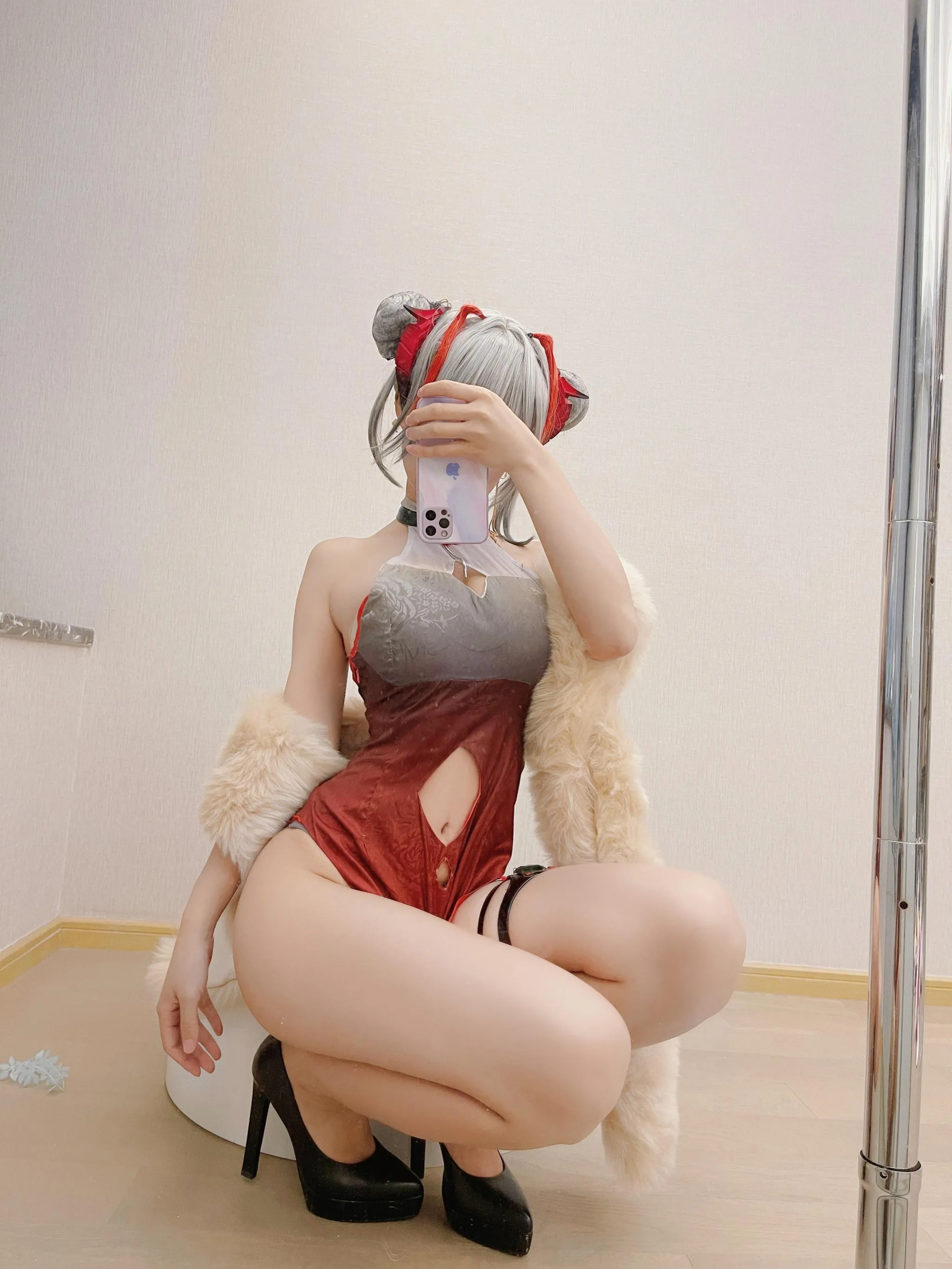 小仓千代w – NO.20 w旗袍-w旗袍自拍13p [8P]插图6